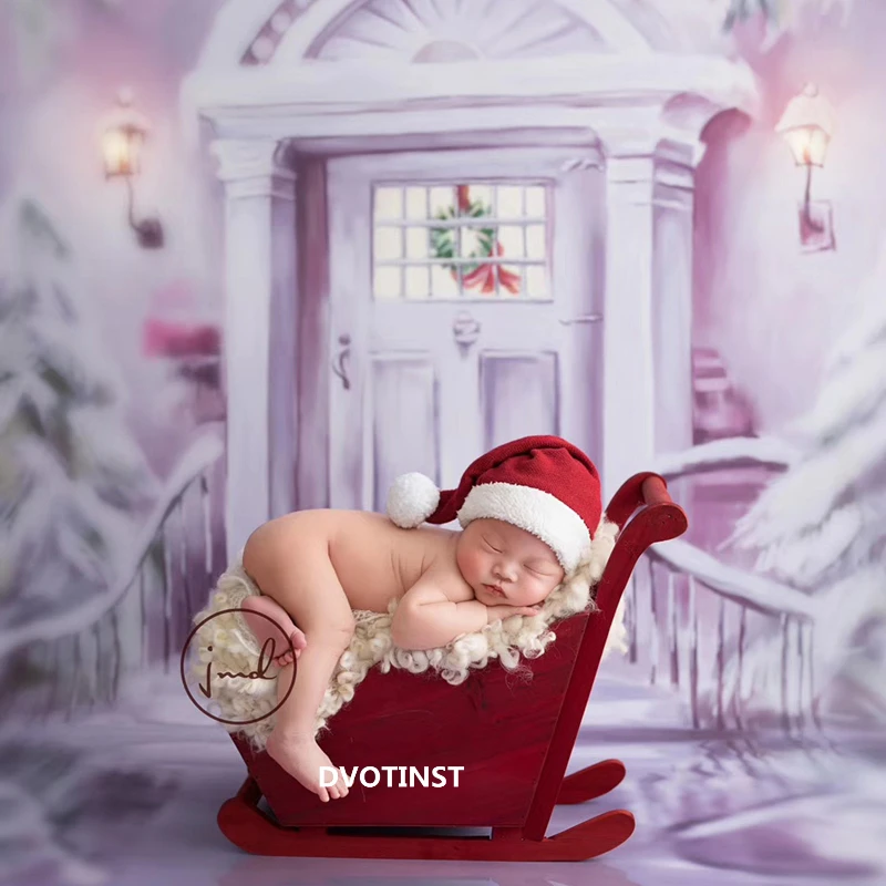 Dvotinst новорожденных Подставки для фотографий ребенок позирует кровать