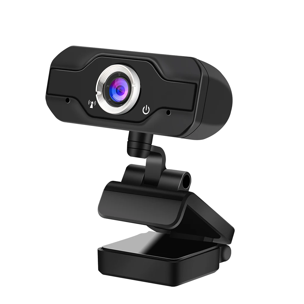 Компьютерная веб-камера 1080P вращение на 360 градусов звукопоглощающий микрофон видео конференц-камера