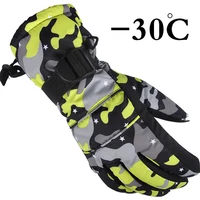 Men Women Kids Ski Gloves Winter Snow Thickened Warm Ultralight Waterproof Snowboard Gloves Motorcycle Snowmobile Riding Camping 1