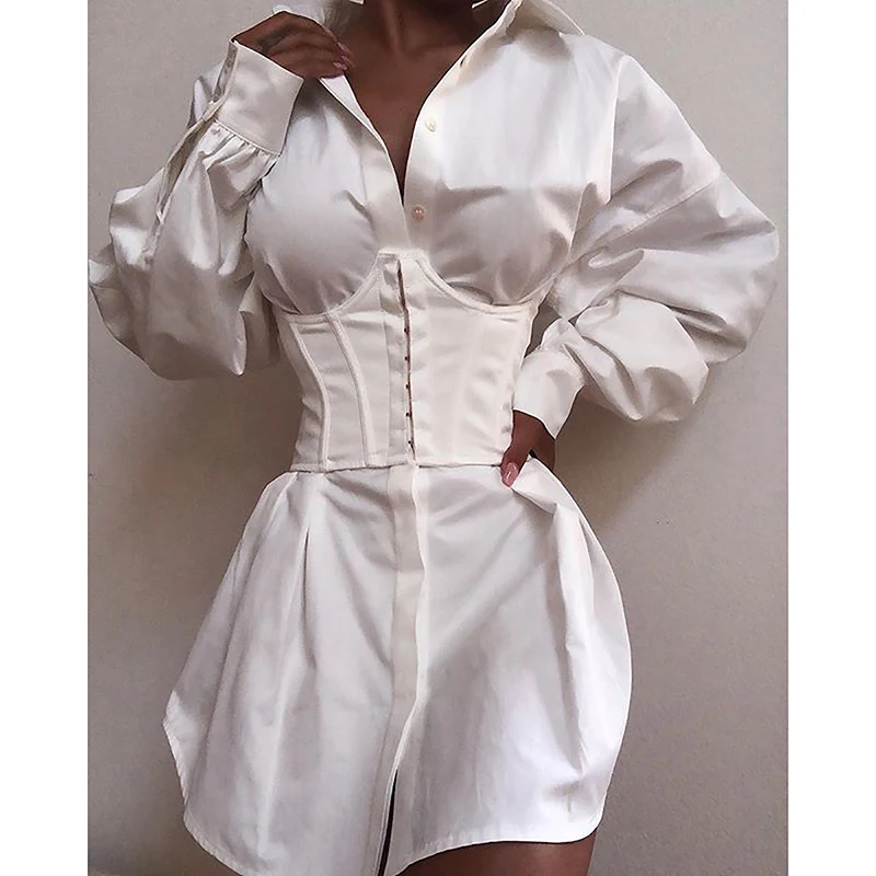 pleated blouse dress