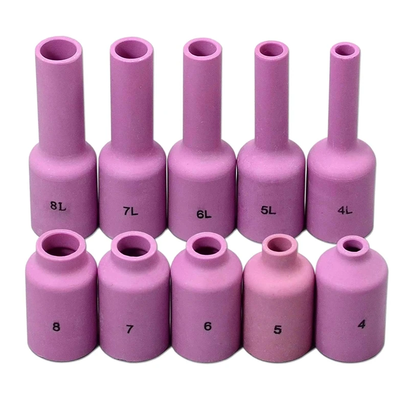 Set de 67 piezas Tig Gas boquillas de aluminio adecuado para soldadura Tig