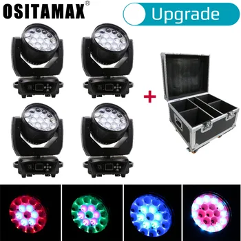 

19x15w LED Beam Zoom Moving Head Light Wash RGBW 4IN1 DJ Equipment LED Disco Beam Light DMX512 Lighting for Wedding Club Stage