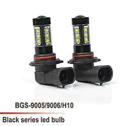 Phares antibrouillard avant Led H10 80W pour voiture, haute luminosité, ampoules à faible consommation d'énergie, fournitures automobiles 