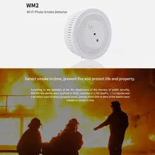 WM2 Honeywell Датчик пожарной сигнализации детектор дыма работает с многофункциональным шлюзом 2 умный дом безопасности приложение удаленного видео мониторинга