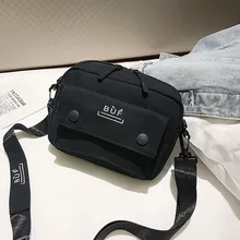 Стильная женская сумка через плечо в Корейском стиле, карамельный цвет, сумка для мобильного телефона, простая квадратная маленькая тканевая сумка