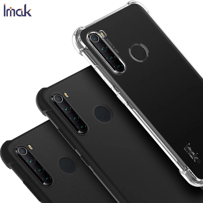 Матовый чехол Imak Для Redmi Note 8 ТПУ с воздушной подушкой противоударный накладка для