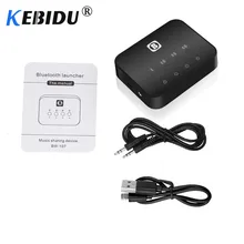 Kebidu мини оптический Bluetooth передатчик Aptx 1 до 3 мульти-пара для ТВ Dual Link Беспроводной музыкальный аудио адаптер для динамика