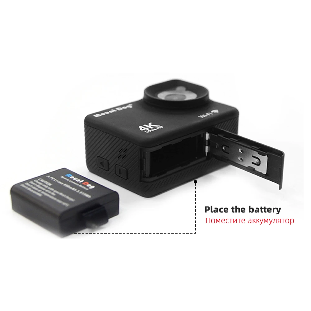 MountDog Go 4K Action Camera Pro Ultra HD WiFi Remote Control Sports Video Cam Recorder DVR Waterproof Case accessories|Экшн-камеры| |