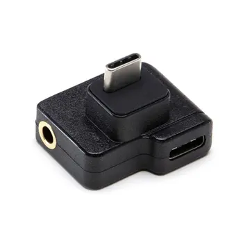 

Audio Adapters for DJI Osmo Action Camera USB Type C Male to Female 3.5mm Audio Charging Charger Adapter