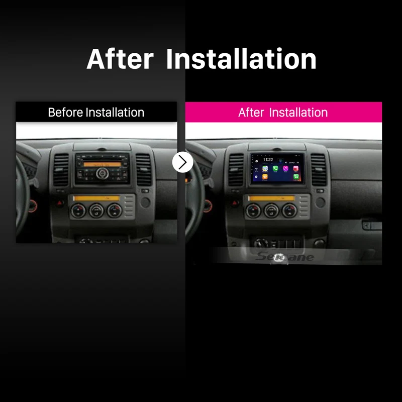 Seicane 9 &quotAndroid 10 0 головное устройство авто радио для 2010 2011 2012 2015 Nissan Navara GPS