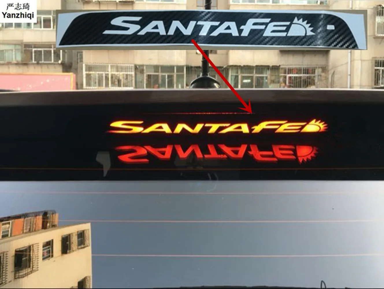 Новые наклейки на светильник из углеродного волокна для HYUNDAI IX45 все новые SANTAFE