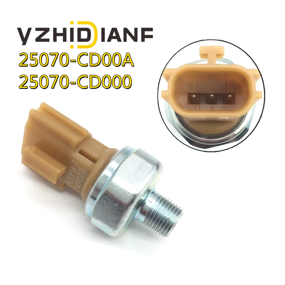 

1X Oil Pressure Sensor Transmitter Switch 25070-CD000 25070CD000 For Nissan Altima Armada Frontier Pathfinder 350Z Infiniti QX56