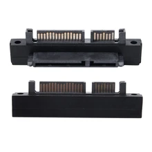 BEST2Pcs SATA 22 Pin папа до 22 Pin мама правый/левый угол адаптера