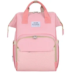 Sac à langer multifonctionnel, 40x26x16CM, grande capacité, pour voyage, soins infirmiers, étanche, sac à dos de maternité 