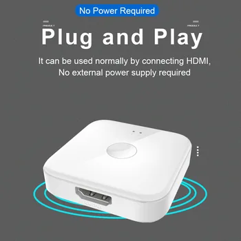 

2 Port HDMI Switch Bi-Directional 1x2 2x1 3D 4K HDMI Switcher Lightness Portability Convenient Carrier for Xbox PS4