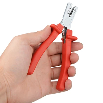 

1.5-6mm² Wire Crimping Pliers Insulated Non-Insulated Terminal Wire Crimping Tools