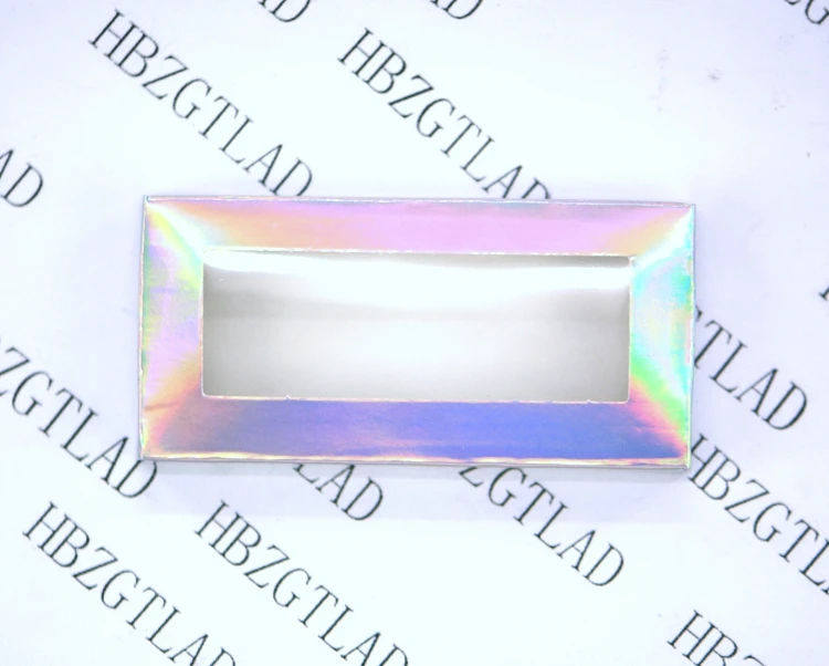 no tray laser 10 компл./лот упаковочная коробка для ресниц пустой ресницы посылка многоцветный бумажная коробка белый фарфоровый поднос с фокусным расстоянием 25 мм ресницы DIY светодиодной вспышкой упаковочная коробка - Цвет: no tray laser