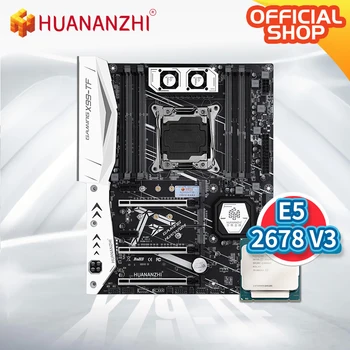 شراءHUANANZHI X99 TF X99 اللوحة إنتل مع زينون E5 2678 V3 DDR3/DDR4 RECC الذاكرة كومبو مجموعة NVME SATA 3.0 USB3.0 ATX الخادم
