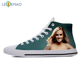 

Custom Spring Autumn Canvas Sneakers Carrie Underwood High Quality Handiness Men's Casual Shoes Comfortable Big White Zapatillas