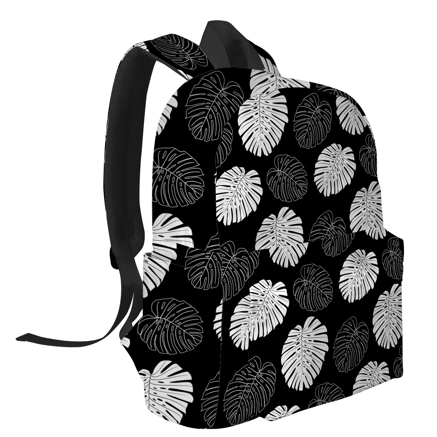 Tropical Plant Bamboo Junior High School Student Backpack With Wheels Fashion Backpacks Scratch Resistant National Flag Day