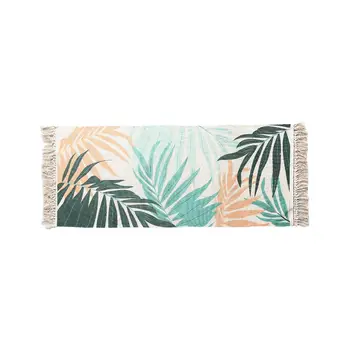 

Fresh Decorative Mat Home Coconut Forest Contracted Floor Carpet Decoration Dining Room Nordic Style Cotton Carpet Kitchen Sofa
