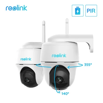 شراءريولينك أرجوس بت 2 حزمة 1080P بطارية واي فاي كاميرا لاسلكية بت الأمن كاميرا للخارجية داخلي الأمن