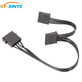 

4pin IDE 1 to 4 SATA Hard Drive Power Supply Splitter Cable Cord for DIY PC Sever 4-pin to SATA Power Adapter Converter Cable