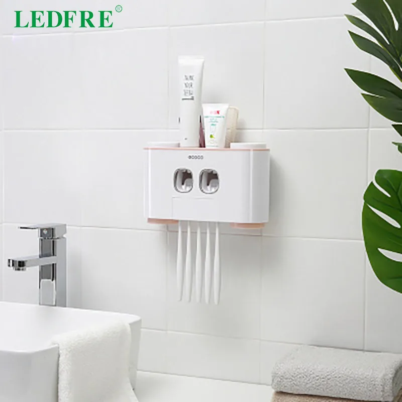 LEDFRE пластиковая автоматическая выжималка для зубной пасты диспенсер набор с