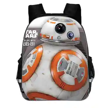 

Star Wars Backpack movie the force awaken School Bag Darth Vader Yoda Jedi Kid's men primary bags custom made