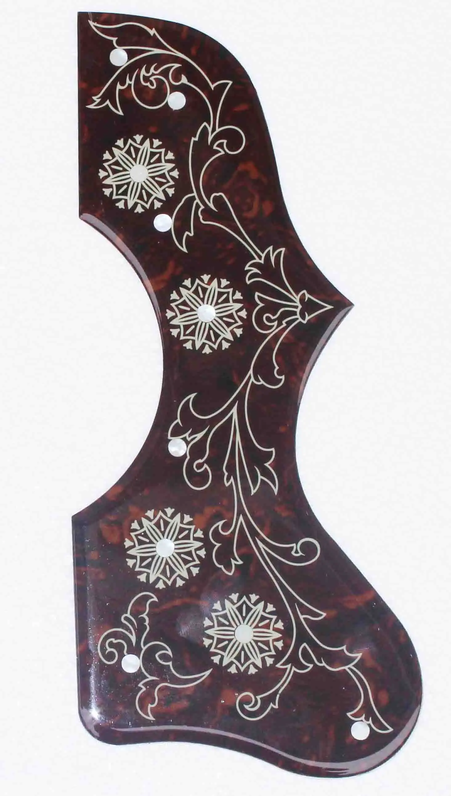 4" Акустическая Гитара pickguard для J200 гитары, 2 мм толщина целлюлоидные вставки pick-guard, Golpeador para guitar ra acustica - Цвет: Model A right hand