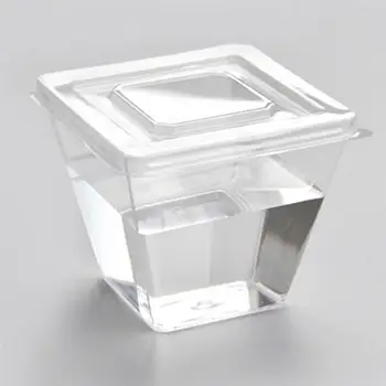 

Transparent Dessert Cups Disposable Ice Cream Cup Portable Jelly Pudding Mousse Cup for Home Shop with Lid (270ml)