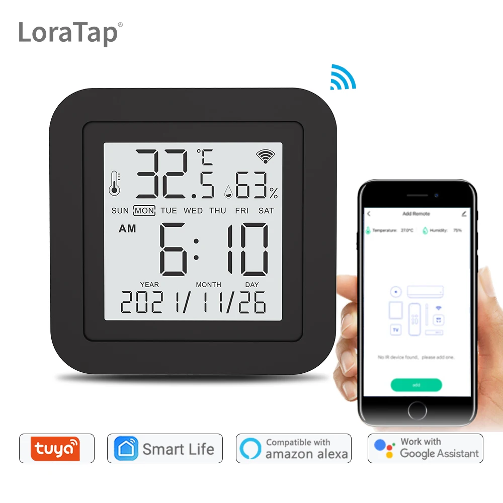 ИК пульт дистанционного управления Smart Life WiFi Универсальный Инфракрасный с T &amp H