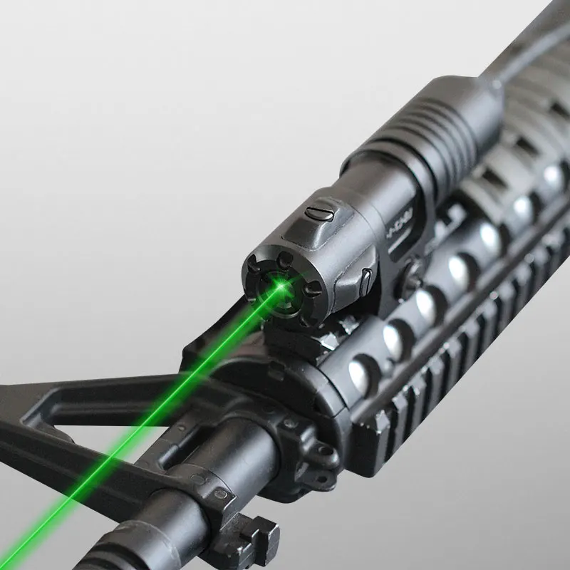 Pointeur laser vert étanche IP68 avec rail Picatinny, fusil de commutation  à distance, portée laser Airsoft pour la chasse AR15 AK 47