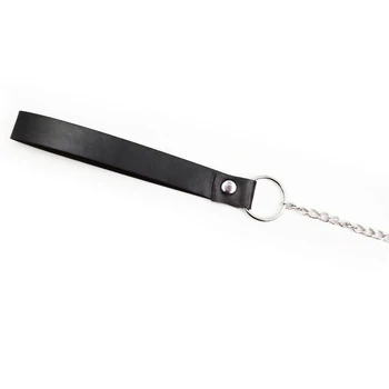 Bdsm Fetish Bondage Gear Slut Slave Sex Collar Leash Steel Chain Restricts Dog Chain Punish Neck Collars Sex Toys For Woman Man 4