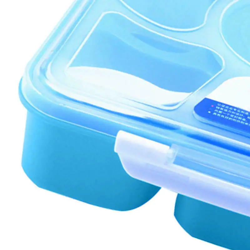 5 сетки микроволновой Bento ланч бокс для детей пикника герметичные еда фрукты контейнер для хранения для детей взрослых кухонные аксессуары