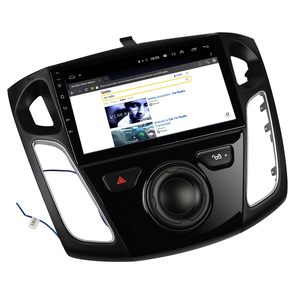 EKIY 9'' IPS Android Car Multimedia Radio No 2din Auto Player Audio For Ford Focus 3 2012-2015 GPS