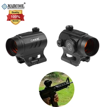 

MARCOOL Optics 1x25 Red Dot Sight Reflex Tactical Scope with Weaver Picatinny Rail Rifle Optical Sight