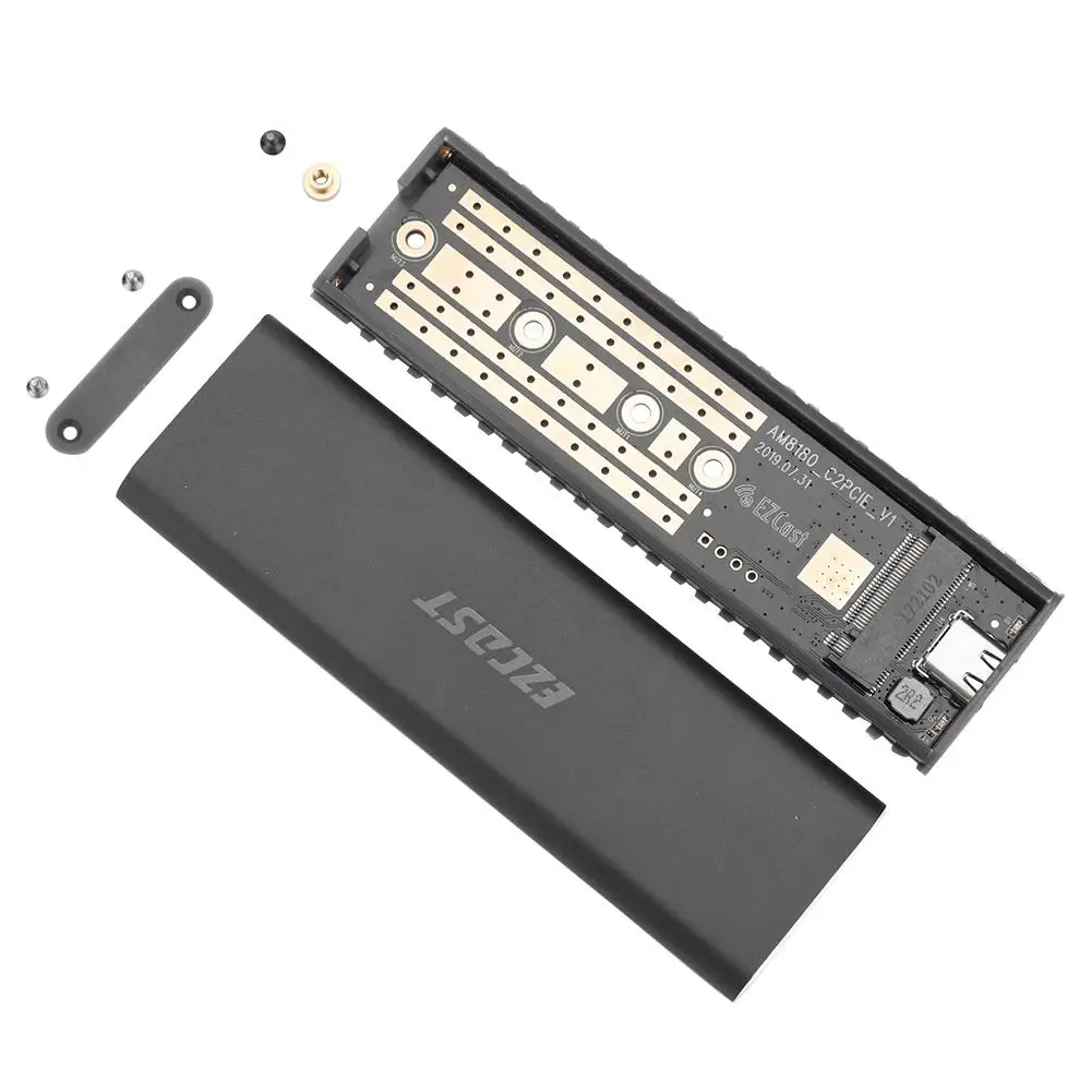 10 Гбит/с чехол для жесткого диска M2 SSD NVME PCIe корпус M.2 на USB Type C 3 1 GEN2 M Key PCI e|Платы