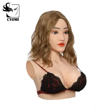 

CYOMI Shy Girl Susan Style E Cup New Summer Silicone Breast Mask Fake Breast Forms Male to Female Costumes for Crossdresser