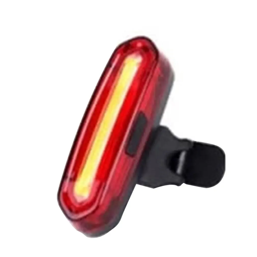 

For Nqy096 Two-Color Red Blue Light Colorful Usb Charging Mountain Bike Riding Taillight Warning Light
