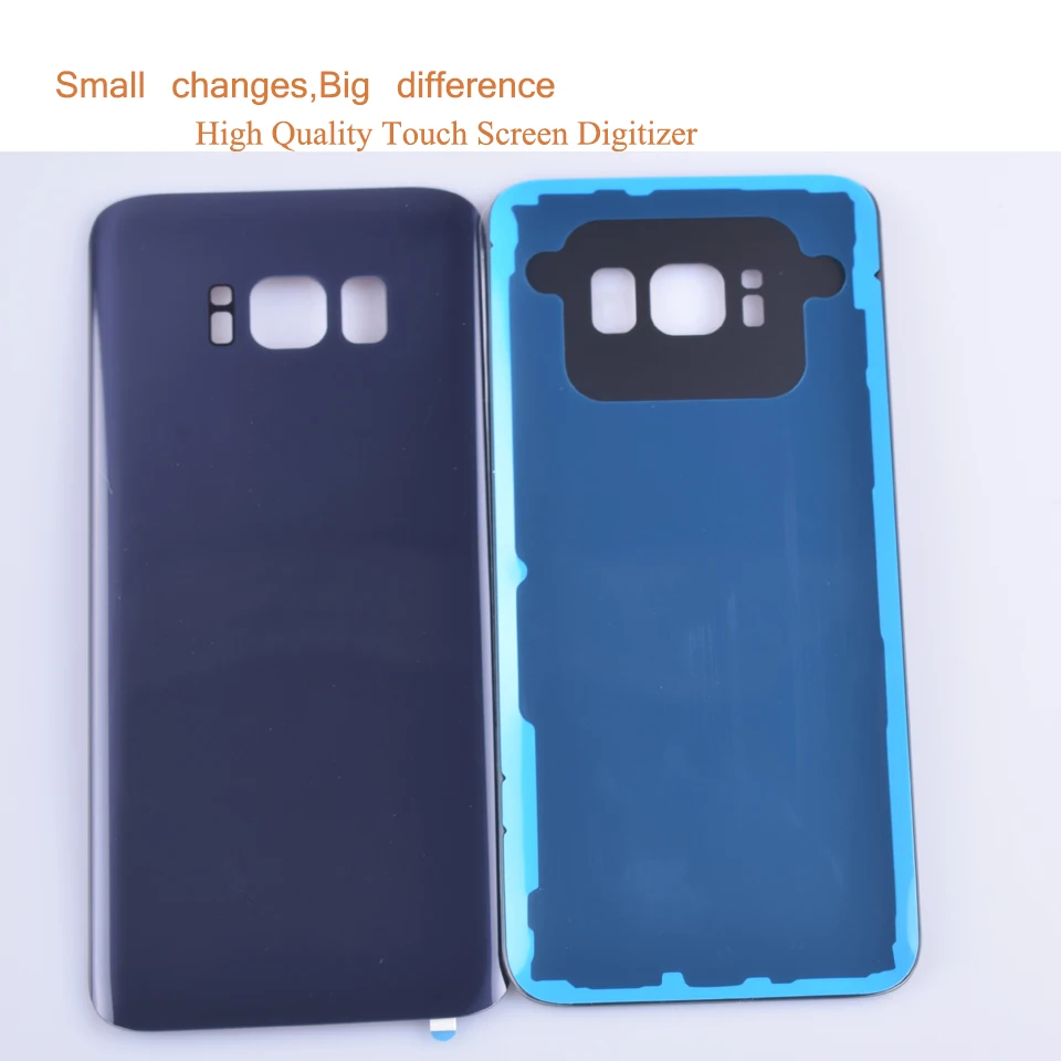 Задняя крышка для samsung Galaxy S8 G950 G950F, корпус для мобильного телефона, задний Чехол, батарея S 8, запасные части с логотипом