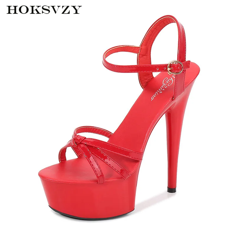 HOKSZVY подиумный артефакт модель с сексуальной черной платформой на каблуке 15 см