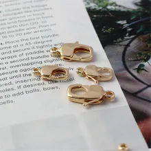 

14K gold clad DIY accessories crab buckle lobster buckle spring buckle fishtail buckle bracelet necklace buckle