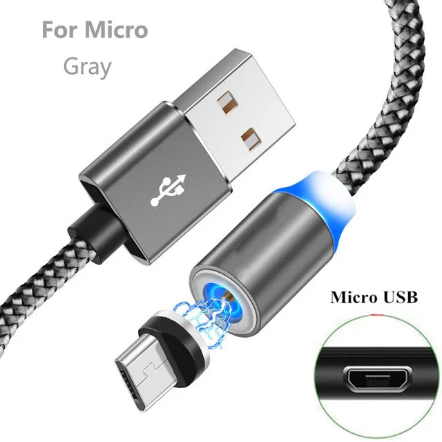 usb c 20w LED Magnetic USB Cable Fast Charger charging Micro USB Type C For Honor 9 10 20 lite 9X 8X 9A V20 10i 20i 7X 7C 7A 8A 8C MAX powerbank quick charge 3.0 Chargers