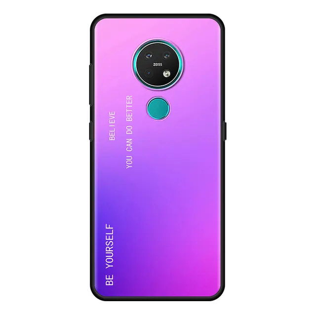 Gradient BE YOURSELF Cell Phone Case for Nokia 5.4 7.2 3.4 5.3 2.3 3.2 8.3 5G 2.4 2.2 4.2 1.3 1.4 C20 G20 X20 Cover Coque B10