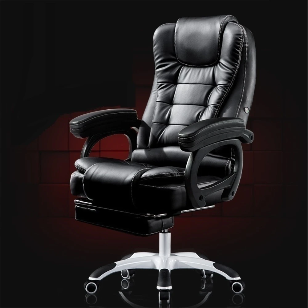 Ergonomic Gaming Chair Synthetic Leather, Luxury Executive Office Furniture Computer Chair image 5