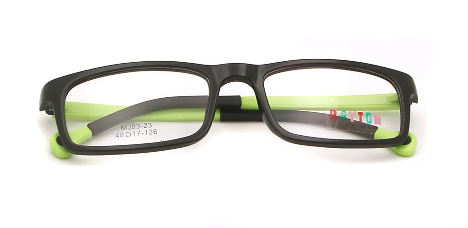 Память титана Tr90 Дети оптические очки ультра-легкие близорукость очки Квадратные мальчики девочки детские очки с гибкой оправой - Цвет оправы: child glass green