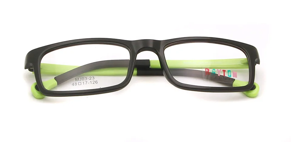 child glass green Память титана Tr90 Дети оптические очки ультра-легкие близорукость очки Квадратные мальчики девочки детские очки с гибкой оправой - Цвет оправы: child glass green