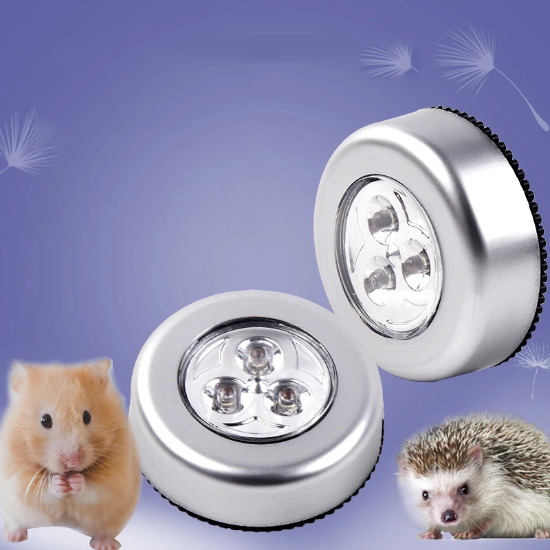 maandag Af en toe speling Hamster Kooi Verlichting Lamp Cavia Kweekbak Met Lamp Huisdier Touch Led  Push Lamp Kleine Huisdier Nest Decoratie Lamp| | - AliExpress