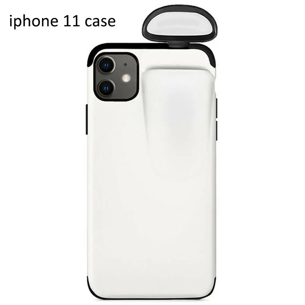 White 11 Конструкция «2 в 1 чехол из ТПУ и силикона с совместимый IP и для AirPods ящик для хранения с защитой от падения Анти-Царапины модные 55g мобильного телефона чехол - Цвет: White 11